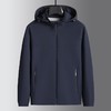 【DSF】大依优型大码男装春秋休闲夹克外百搭商务可拆卸连帽长袖外套 商品缩略图4