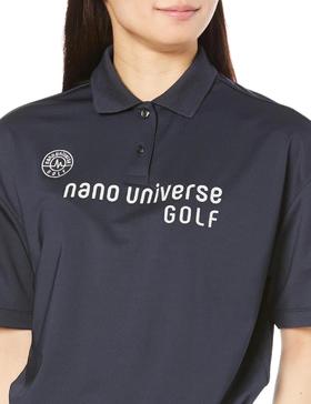 【nano universe GOLF】女士高尔夫 经典Polo衫短袖T恤 夏季宽松 翻领 简约字母印花