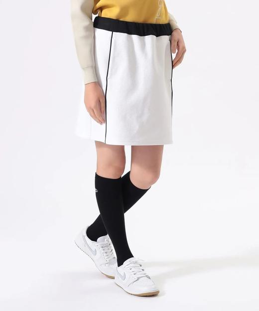 BEAMS GOLF 女款 斜纹黑白配色立领外套+抽绳短裙套装 弹力舒适防紫外线 商品图11