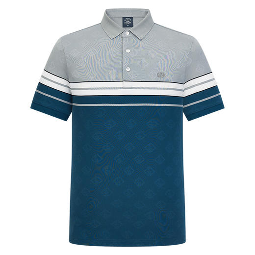 【莱赛尔】德鲨短袖条纹印花POLO衫男青年时尚凉感翻领T恤 商品图3