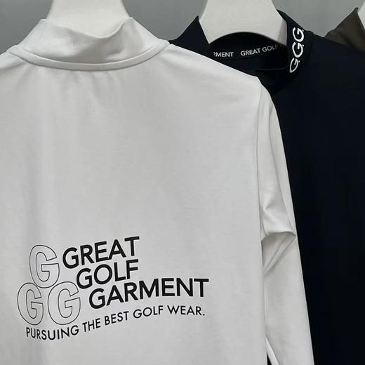 GGG 高尔夫 女士 经典长袖高领衫 光滑小高领T恤 运动休闲修身 商品图3