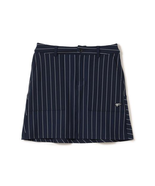 BEAMS GOLF 高尔夫橙标 NEW YORK系列 女士细条纹短裙 防紫外线 凉感舒适 商品图11