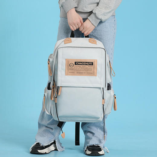 国家地理双肩包大学生书包女 时尚百搭旅行防水运动户外背包男款 商品图1