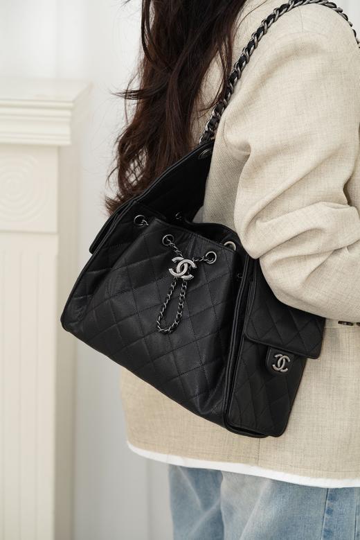 香奈儿 26c新款 25bag 黑色古银鱼子酱 小号（LZ） 商品图2