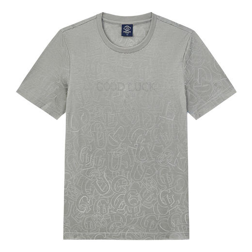 【莱赛尔】德鲨男装短袖圆领T恤夏新款黑色休闲上衣打底衫 商品图1