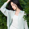 【醋酸】三彩2026春季新款翻领长袖衬衫衬衣宽松气质上衣设计感S 商品缩略图2