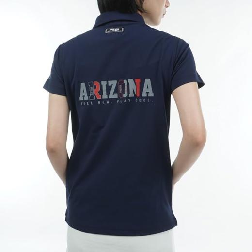 PING 高尔夫女士 夏季Polo衫运动短袖T恤 网眼透气吸水速干 商品图3