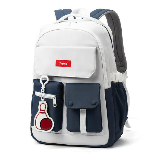 初高中上课书包女大容量双肩包新款日系ins甜美撞色高颜值书包 商品图4