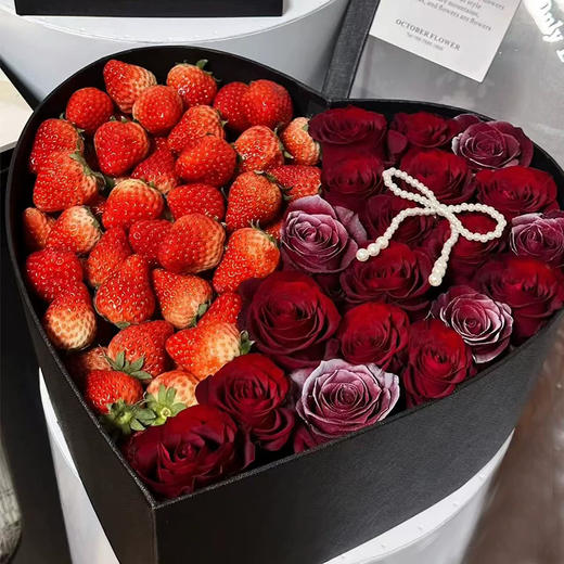 车厘子草莓成品水果花束同城配送北京上海广州送女友生日情人节礼物 商品图2
