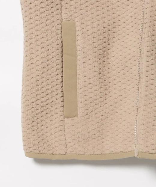 BEAMS 女士高尔夫 秋冬 肌理感凹凸抓绒立领马甲外套 保暖舒适 商品图11