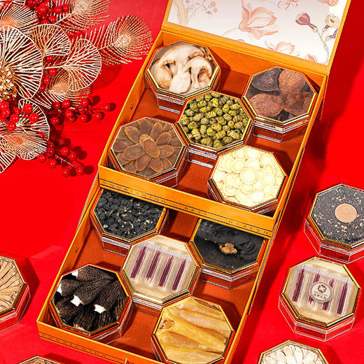 神农金康 人参西洋参鱼胶藏红花红参石斛十拼礼盒288g年货礼品送礼送长辈 商品图5