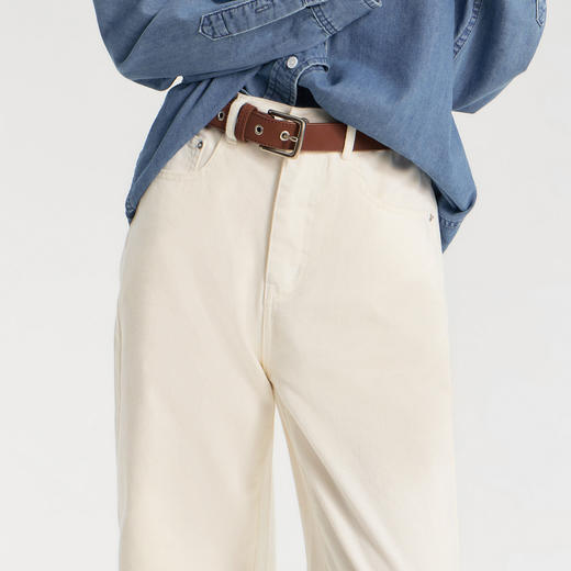 笛莎/Deesha 青少年2026年春季新款斜纹喇叭裤 商品图2