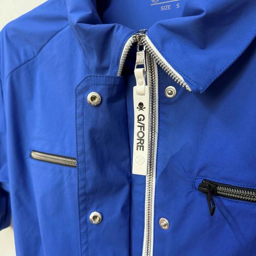 G/FORE 高尔夫女款 春夏款 弹力修身翻领拉链工装短袖连体裤 运动休闲 商品图5