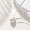 三彩2026新款镀银极简风水滴项链女ins冷淡时尚气质饰品通勤 商品缩略图1