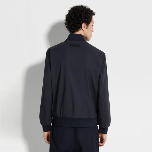 【二】ZEGNA 杰尼亚 男士Trofeo™ Elements 羊毛飞行员夹克外套 深蓝色 E7T20 7100 531 商品图2
