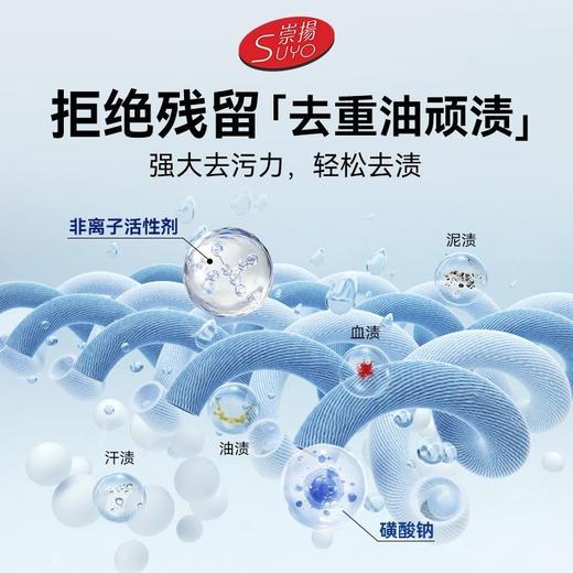 崇扬无添加温和洁净洗衣皂敏感肌专用柔软护色亮皂家庭装135g*3块效期29年（日期磨损） 商品图3