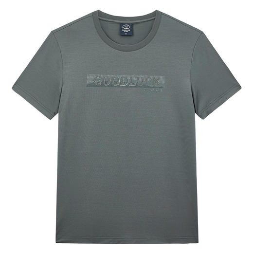 德鲨棉质短袖圆领T恤男夏新款时尚休闲上衣体恤男装打底衫 商品图3