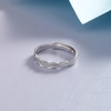 【宏艺珠宝】扭转流光·银s925戒指 商品缩略图1