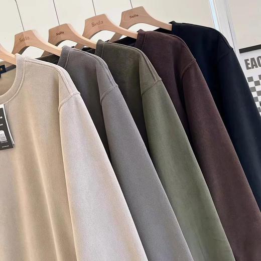 正品罗蒙男士高克重奥利绒圆领卫衣🔥手慢无！四色，M-4XL 商品图1