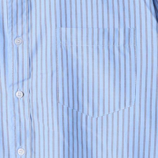 SDSA男装2026新款高贵轻奢韩版时尚撞色竖纹长袖衬衫百搭宽松衬衣 商品图2