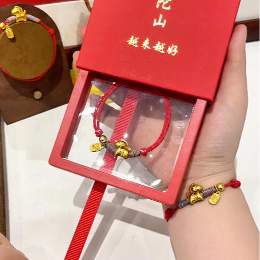 【普陀山官方正品】2026年马年马上有钱本命小马红绳 商品图5