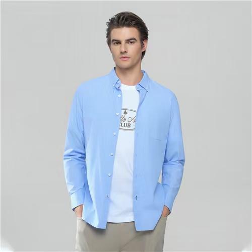 佐丹奴男装26年新款全面平纹衬衫01046037 商品图0