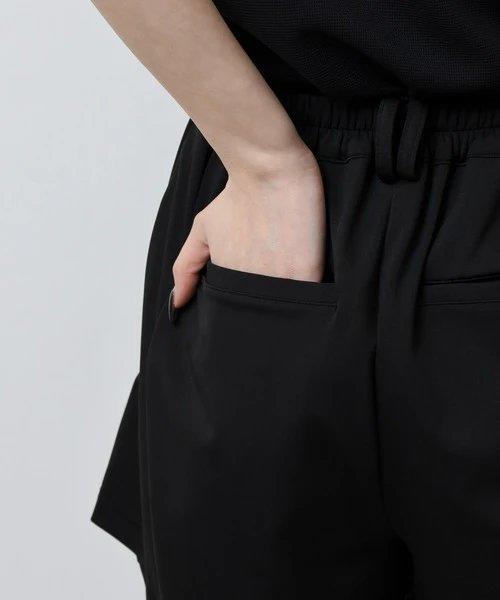 CECIL McBEE green 高尔夫女士 薄纱拼接短裤 防走光含内衬 商品图14