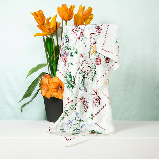 鑫缘 真丝素绉缎大方巾 HA4696 商品图4