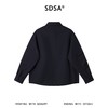 SDSA男装2026新款高贵轻奢潮牌时尚拼接纯色拉链翻领夹克外套百搭 商品缩略图4