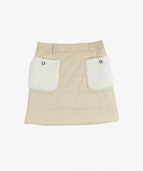 ARCHIVIO高尔夫女士毛绒口袋短裙