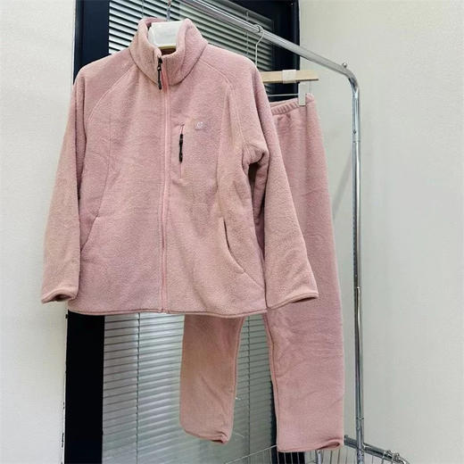 女士立领休闲睡衣套装果粒绒保暖可外穿家居服套装【24R41087】 商品图0