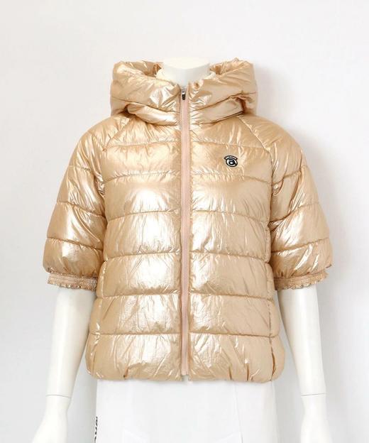 2024秋冬新款ARCHIVIO高尔夫女士 绗缝保暖中袖光面连帽夹克外套 商品图3