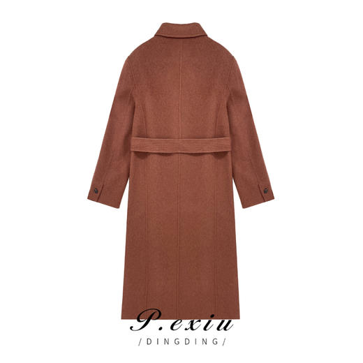 A008潘依绣丁丁宠粉冬季韩版新款高级定制双面羊毛大衣外套 K8210 商品图1