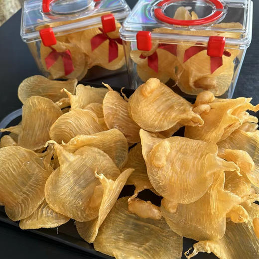 【本港赤嘴鳘鱼胶】一斤8-20头，野生赤嘴鳘鱼胶是鱼胶中的极品 自用送礼佳品 全国顺丰包邮！ 商品图0