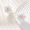 三彩2026新款轻奢立体仿真花朵耳钉合成锆石养耳出游耳饰小众优雅 商品缩略图4