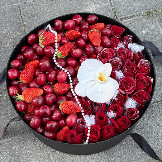 车厘子草莓成品水果花束同城配送北京上海广州送女友生日情人节礼物 商品图0
