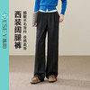 【即将下架！亏本售！西装阔腿裤】逸阳春秋醋酸羊毛高腰垂感显瘦宽松直筒裤8166 商品缩略图1