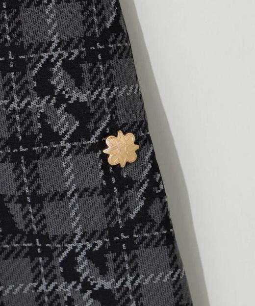 St ANDREWS 女士高尔夫 logo格纹提花百褶短裙 侧拉链半身裙 商品图13