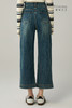 花纹阔腿牛仔裤 商品缩略图2