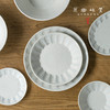 【系列满39元包邮】复古白粉引陶瓷餐盘/大汤碗/拉面碗/沙拉碗/深盘（基地直发-中通快递）| 多种规格，日本进口【合作生产，公平贸易】 商品缩略图1