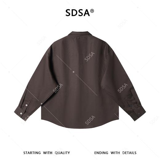 26C561SDSA男装2026新款高贵轻奢韩版百搭纯色长袖衬衫百搭宽松休闲衬衣 商品图4