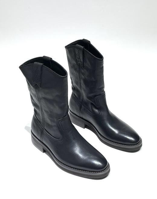 芮凯诗【进口水洗牛皮】2289-1自由旷野.套脚西部靴 商品图3