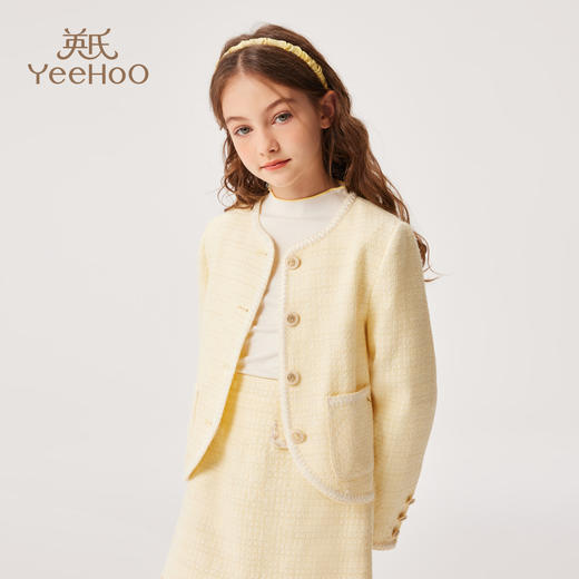 【英氏】【110-170】女童春秋小香风外套 商品图5