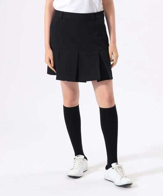 BEAMS 女士高尔夫 秋冬 弹力a字纯色百褶裙 运动百搭防走光 商品图1