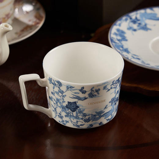 大英博物馆欧式中国风系列骨瓷杯碟套装-青谣 商品图2