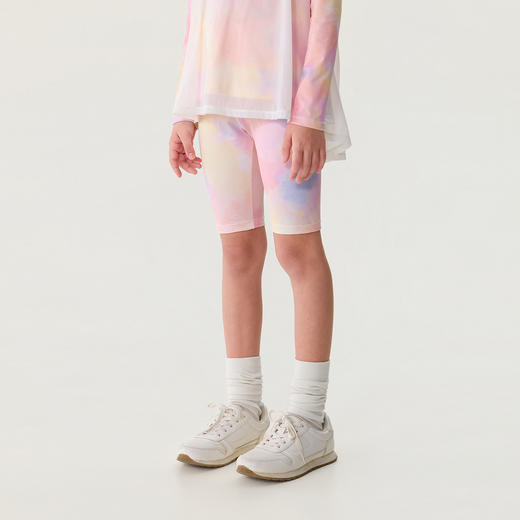 马克珍妮夏日幻彩女童运动骑行短裤2026年春装新款560255 商品图1