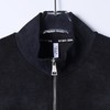SDSA男装2026新款高贵轻奢韩版复古下摆拼接撞色拉链立领卫衣百搭 商品缩略图1