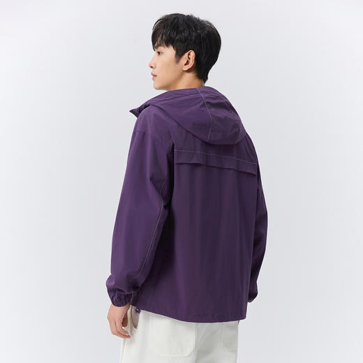 GXG男装【UPF50+】25夏季防紫外线皮肤衣外套男式连帽夹克防晒衣K&C 商品图1
