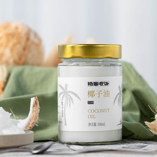 初榨椰子油500ml丨新鲜椰子肉低温冷榨，月桂酸含量高，可直接食用、护肤、护发、烹饪、生酮饮食等。⭐️顺丰快递 商品图6