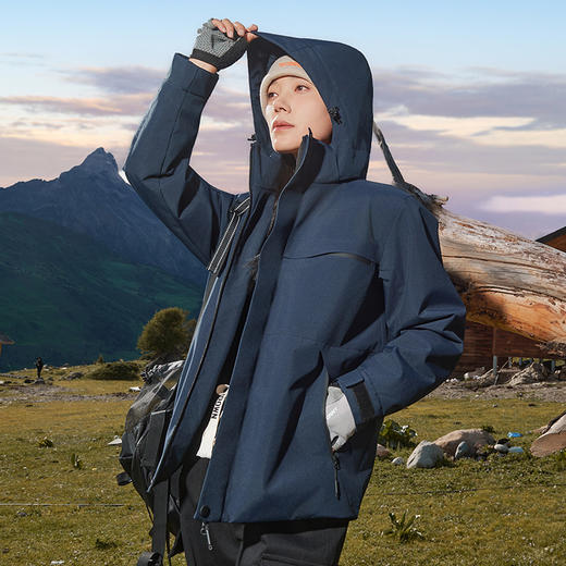 专柜同款·羊毛棉外套 石墨烯蓄热·三防耐磨·立体剪裁 男女同款7色可选【黑色2XL预售30天】 商品图9